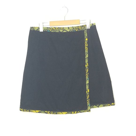 Princesse Nomade Dresses & Skirts - Princesse Nomade  Black Corduroy Wrap Skirt